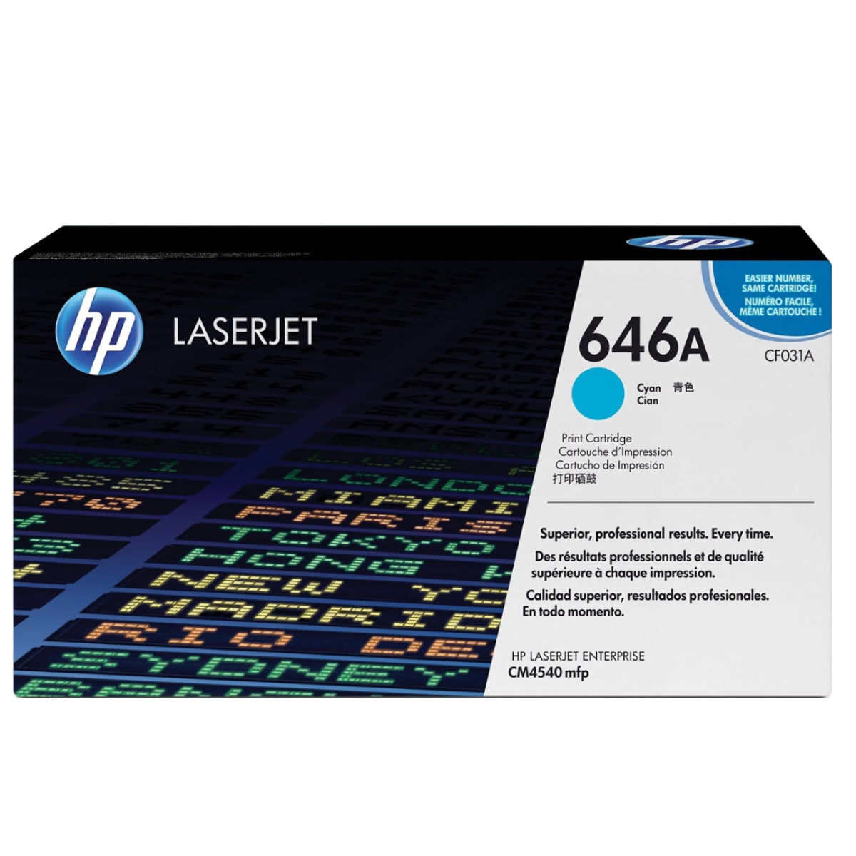 HP 646A Cyan Toner Cartridge - CF031A