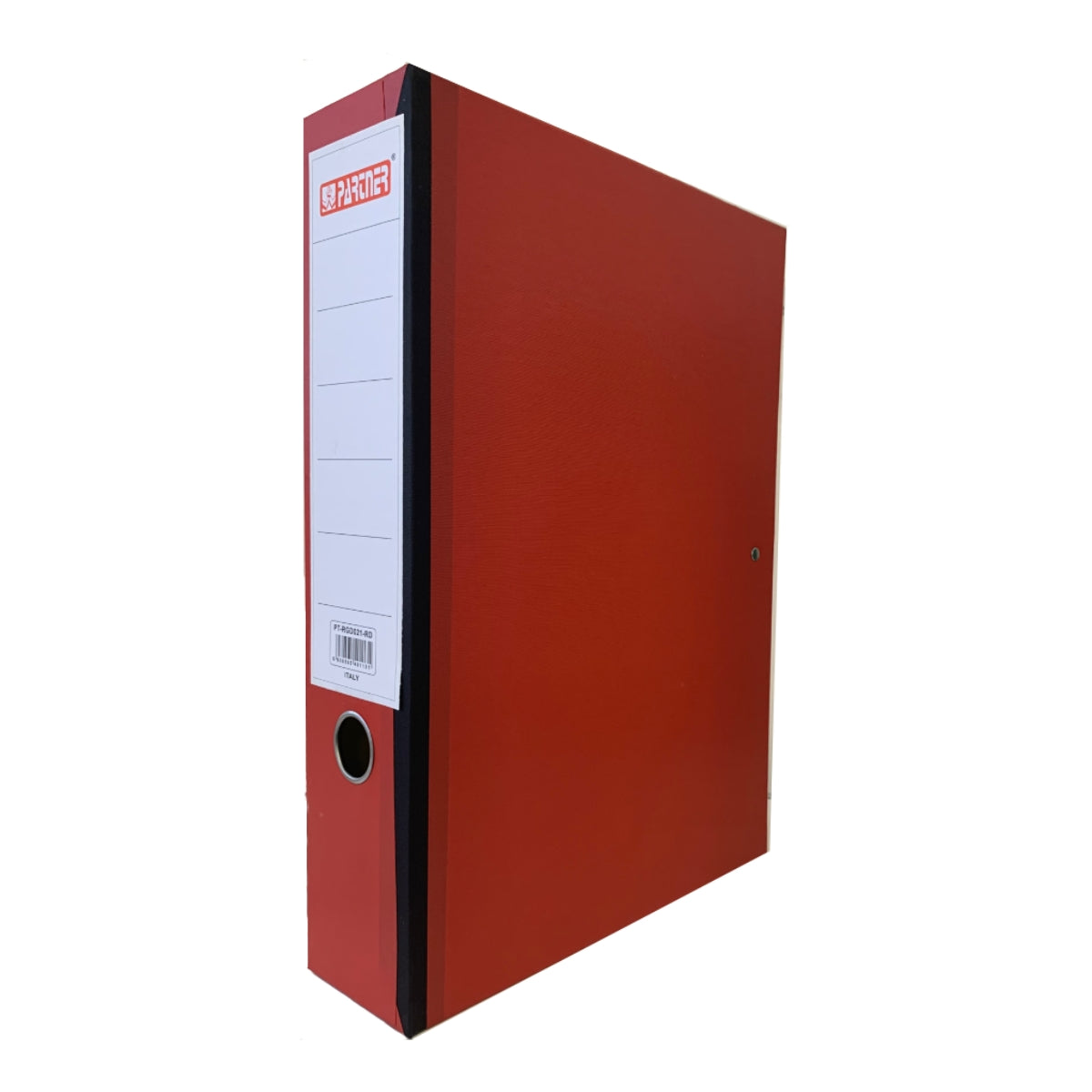 Partner Laminated Rigid Closed Box File, F/S, Red