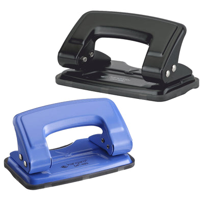 Kangaro 2 Hole Puncher DP-480, 12 Sheets Capacity, Assorted Colors