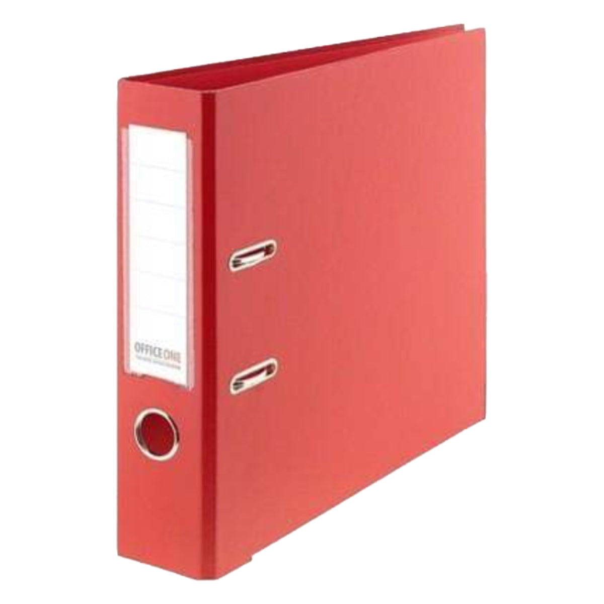 Office One PVC Colored Box File A4 Broad Red Office Supplies