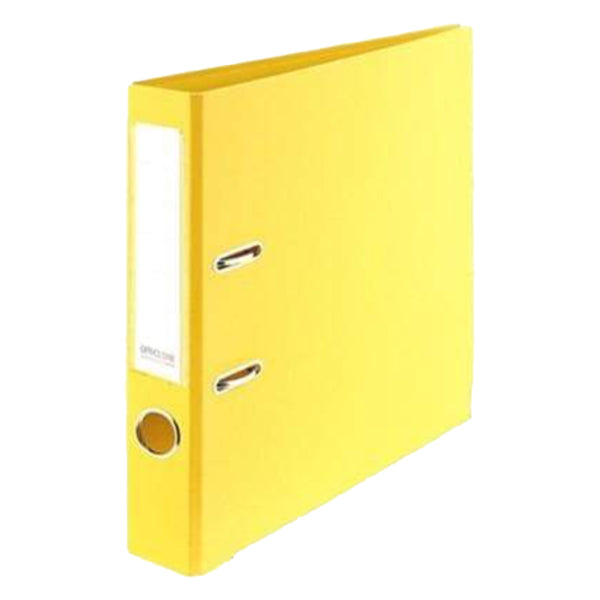 Office One PVC Colored Box File, A4 Narrow, Yellow - Office Supplie ...