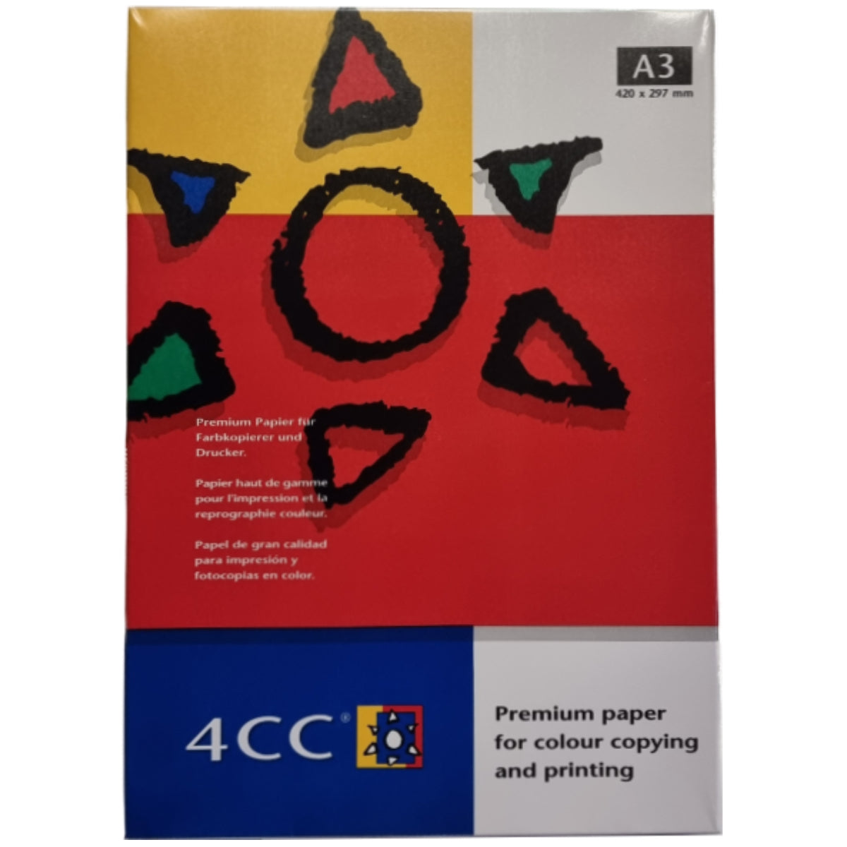 4CC Premium Paper A3, 200gsm, 250sheets/pack, White