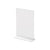 Acrylic Sign Holder 2 Sided T-Type, A5, 149 x 210 x 3 mm Thickness