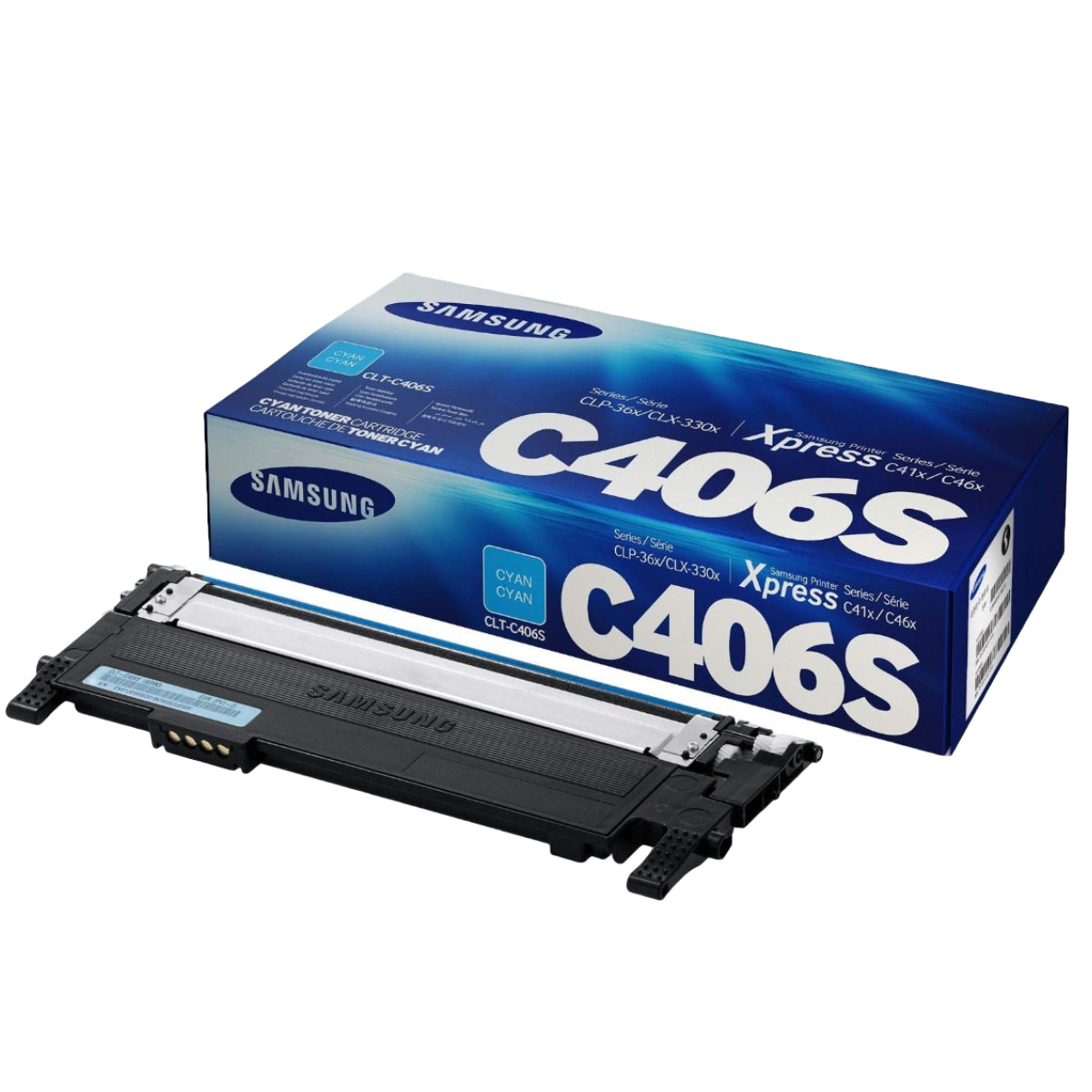 Samsung CLT-C406S Cyan Toner Cartridge