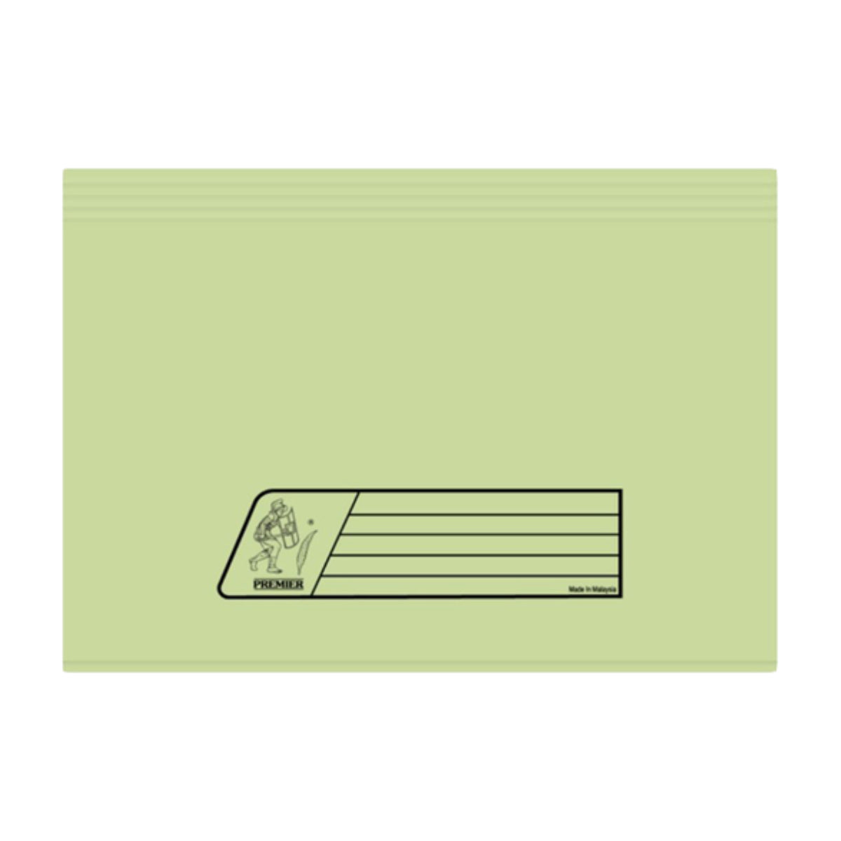 Premier Document Wallet Full Flap, 285gsm, FS, Green