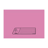 Premier Document Wallet Full Flap, 285gsm, FS, Pink
