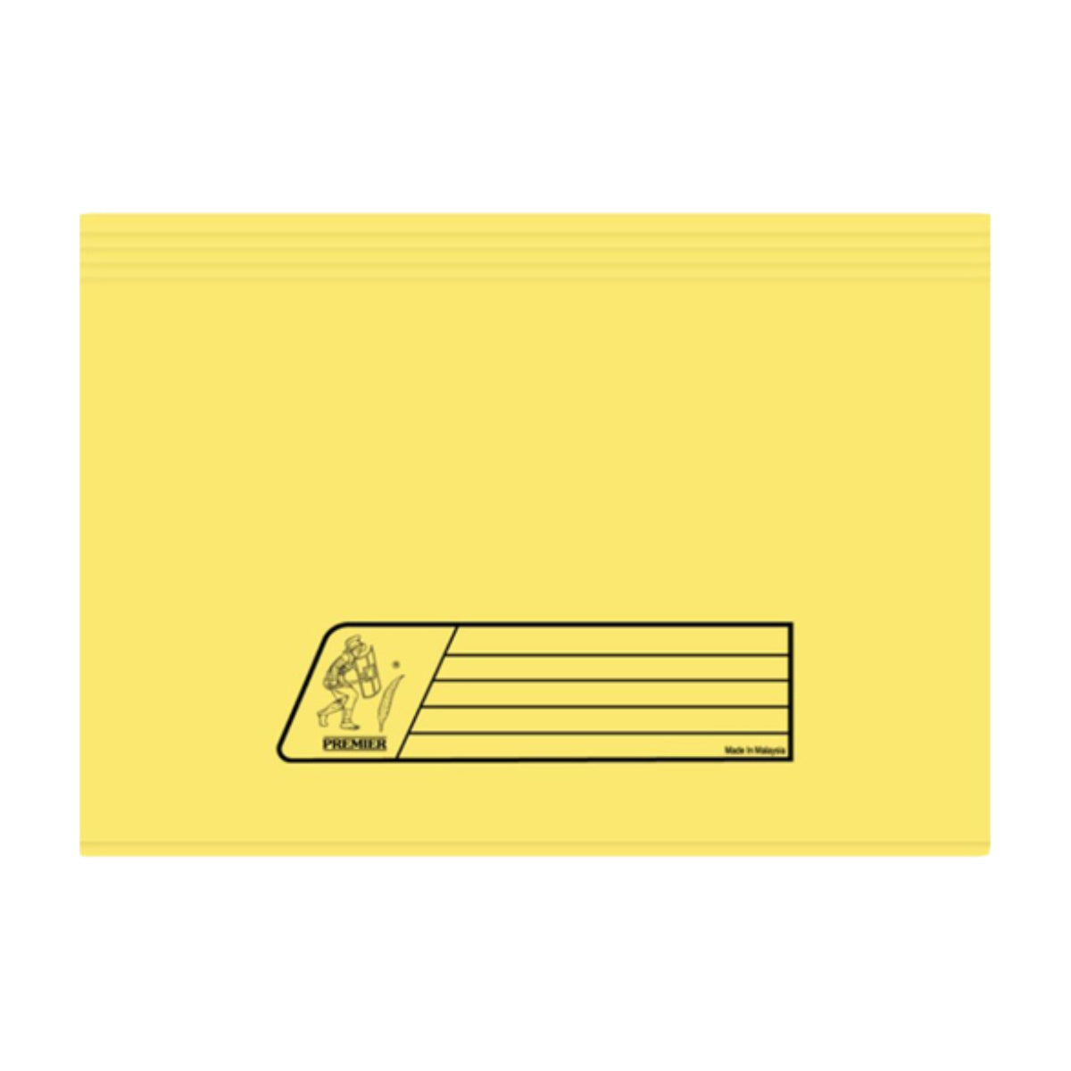 Premier Document Wallet Full Flap, 285gsm, FS, Yellow