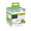 Dymo LW Standard Address Labels, 28 x 89 mm, 2 rolls, 130/roll, White - 99010