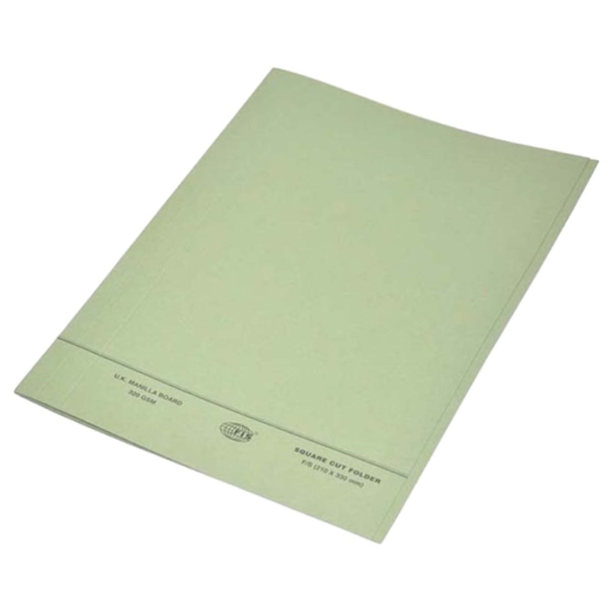 FIS Square Cut Folder A4, 10/pack, Green