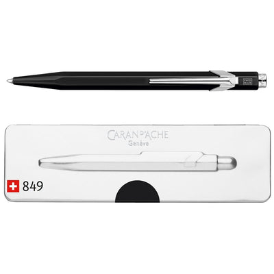 CARAN d'ACHE 849 Ballpoint Pen with Box, 0.25mm, Black