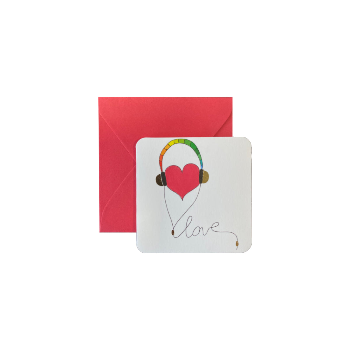 Mini Greeting Card with Envelope, Various Subjects, per piece