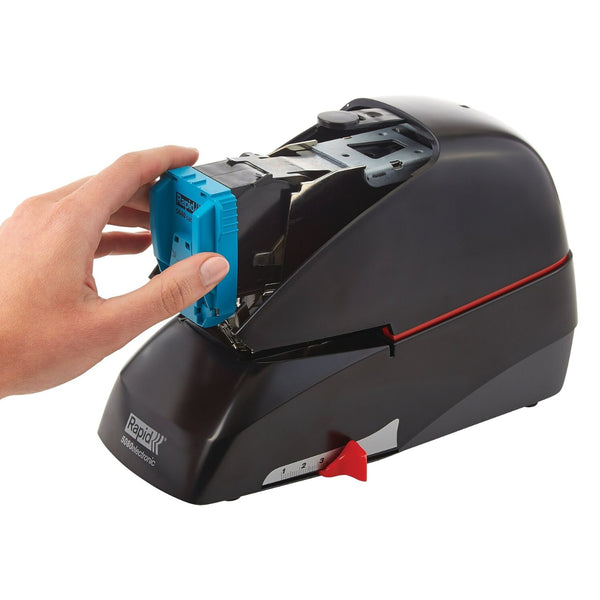 Rapid 5080 Electric Stapler, 80 Sheets Capacity, Black Office Sup