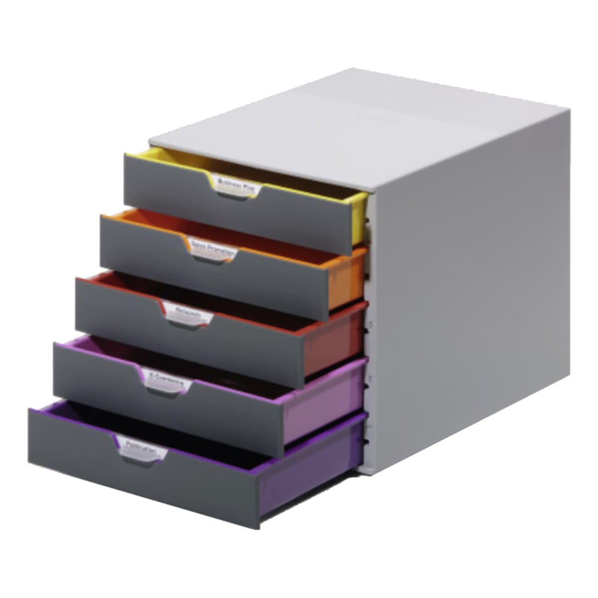 Durable Varicolor 5 File Cabinet with 5 Colourful Drawers