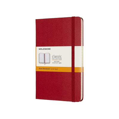 MOLESKINE Classic Notebook A5, hardcover, ruled, 240 pages, Red