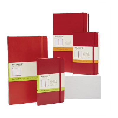 MOLESKINE Classic Notebook A5, hardcover, ruled, 240 pages, Red