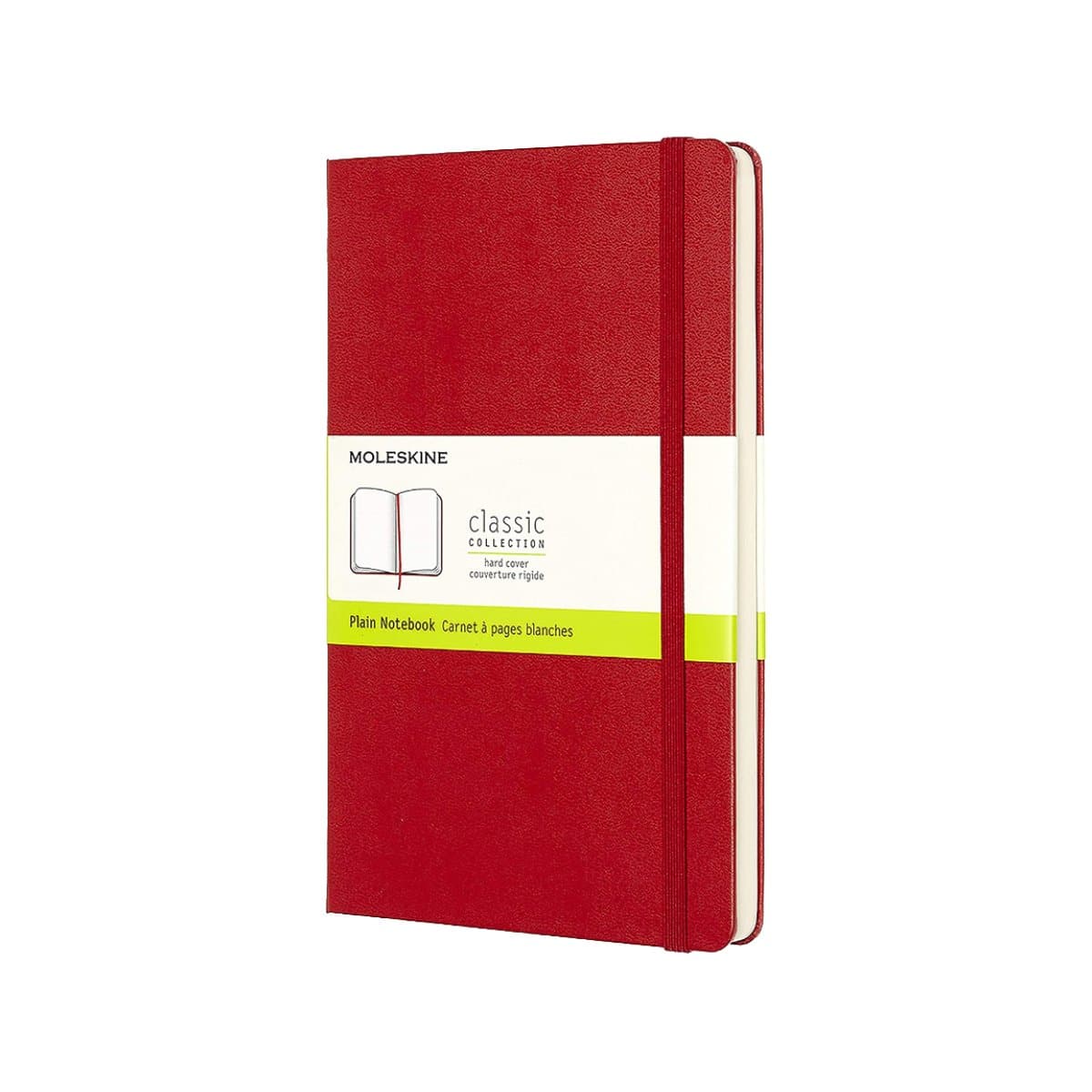 MOLESKINE Classic Notebook A5, hardcover, plain, 240 pages, Red