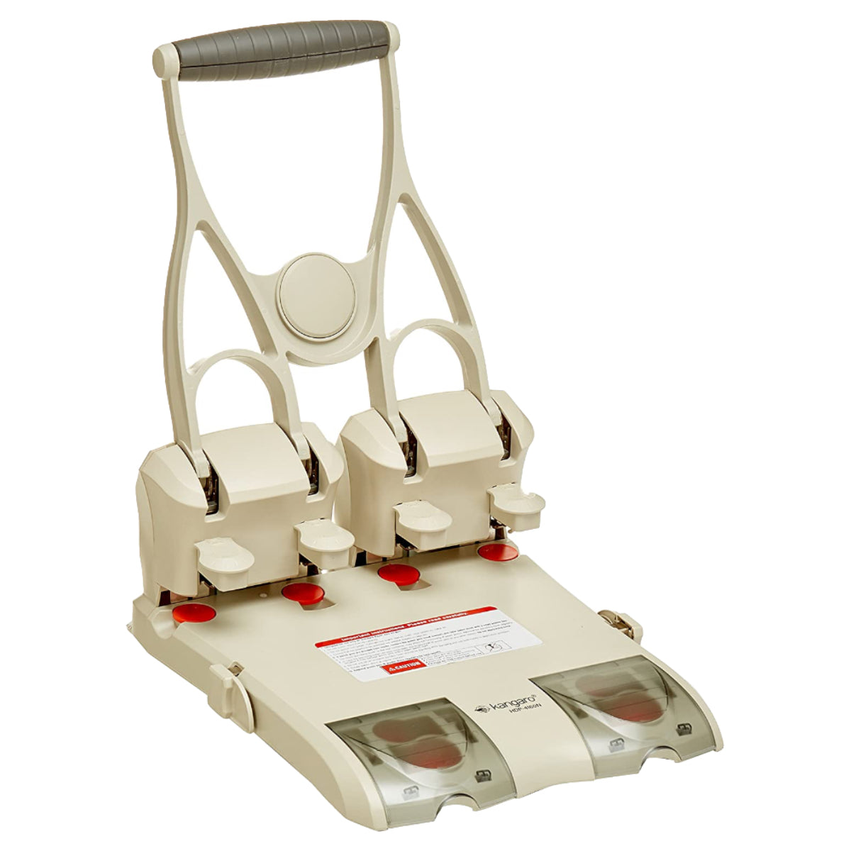 Kangaro 4 Hole Puncher HDP-4160N, Heavy Duty, 150 Sheets Capacity, Assorted Colors