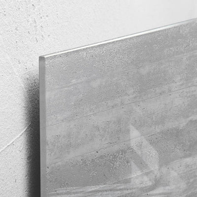 Sigel Magnetic Glass Board ARTVERUM,  91 x 46 cm, Fairfaced Concrete Design