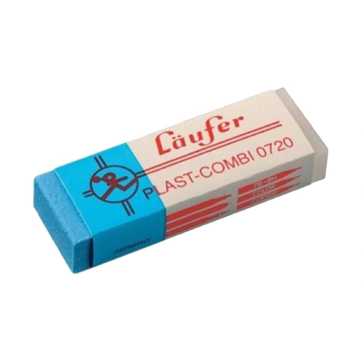 Laufer Plast-Combi 0720 Eraser, Pencils and Crayons, 65x21x12 mm