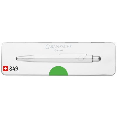 CARAN d'ACHE 849 Ballpoint Pen with Box, 0.25mm, Fluo Green