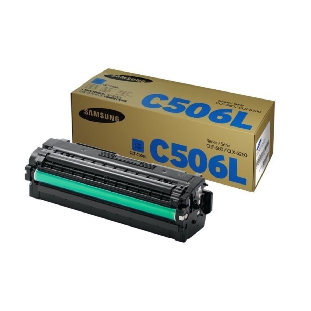 Samsung CLT-C506L Cyan Toner Cartridge