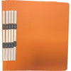 Premier Flat File with Plastic Bar, 5/pack, Orange