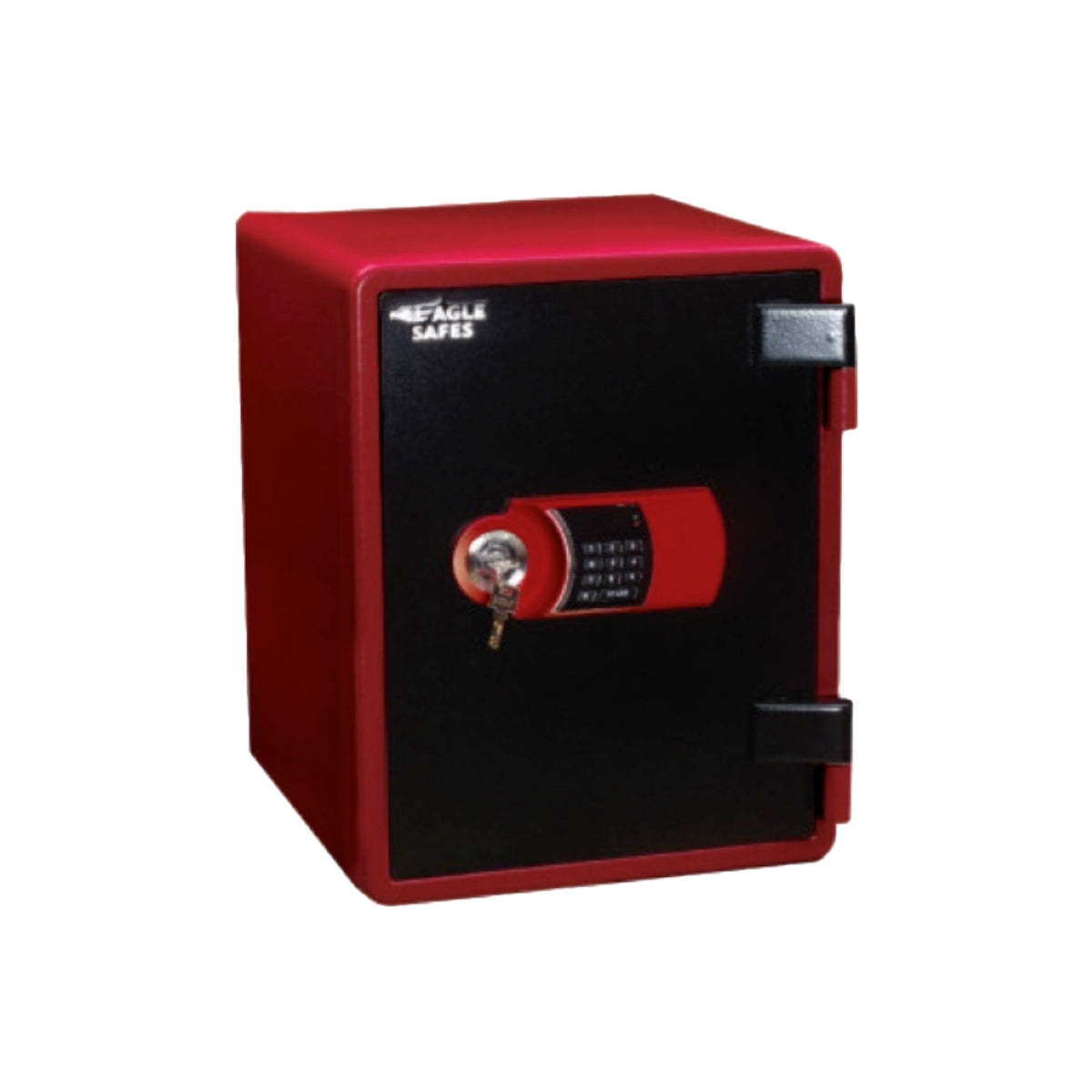 Eagle YES-031DK Fire Resistant Safe, Digital & Key Lock, Red