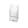 Acrylic Brochure Holder Table/Wall Mount, 2 Tier, DL 100 x 210 mm