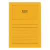 Elco Ordo Classico, L Paper Folder with Window, 5/pack, Yellow