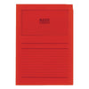Elco Ordo Classico, L Paper Folder with Window, 5/pack, Red