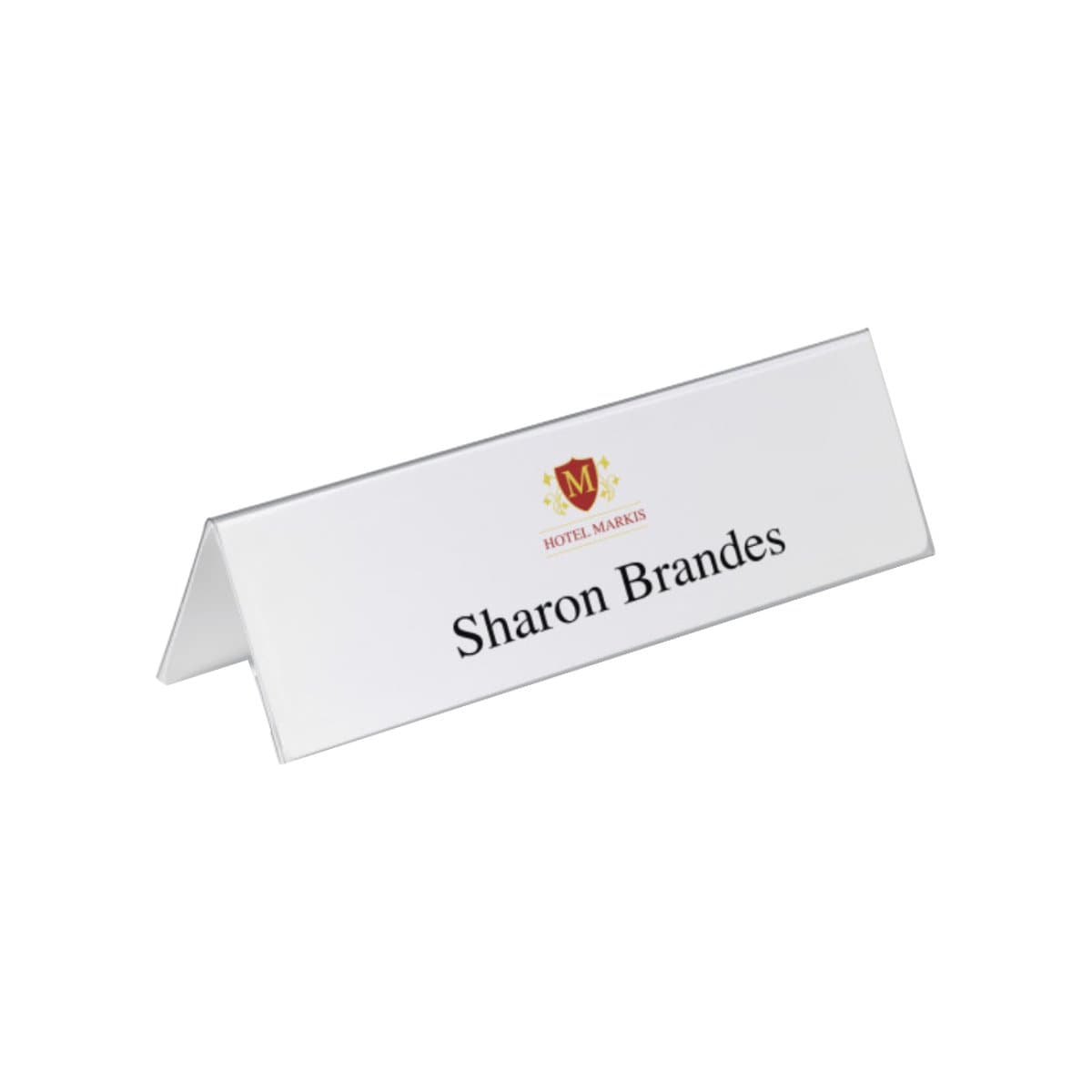 Durable Table Place Name Holder, 105/210 x 297 mm, Transparent