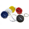 hochstmass Mini Tape Measure PICCO, retractable, soft, 150cm/60inch, on keychain, Assorted Colors