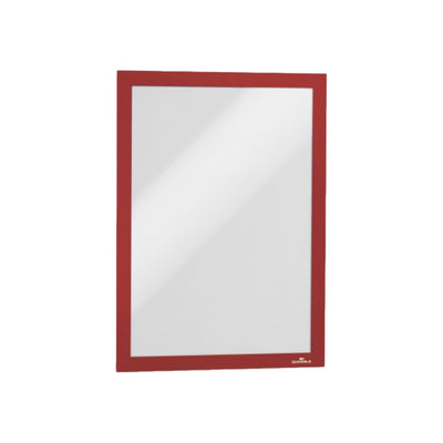Durable DURAFRAME, Self-Adhesive Magnetic Frame A4, 2/pack, Red
