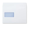 Hispapel Envelope 162 x 229 mm, 6 x 9 inches, C5 with window, 90gsm, White