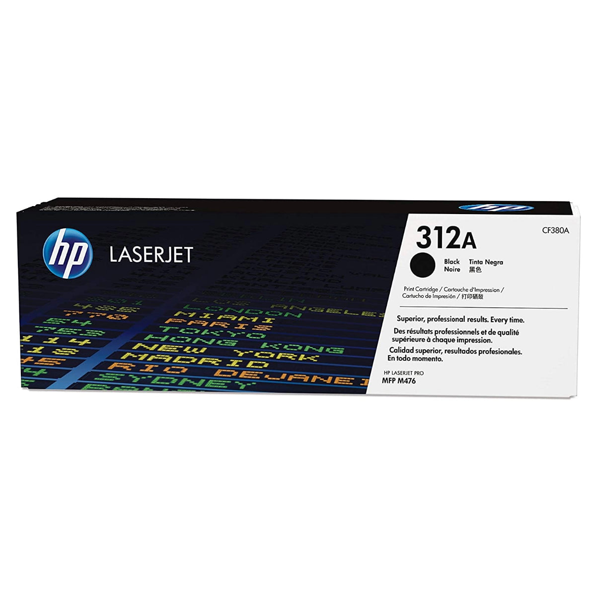 HP 312A Black LaserJet Toner Cartridge  - CF380A