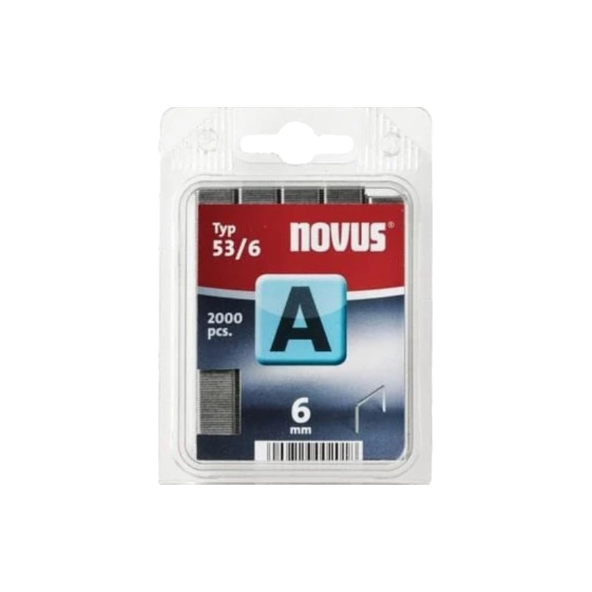 novus Staple Pins 53/6 for Hand Tacker, 2000/pack