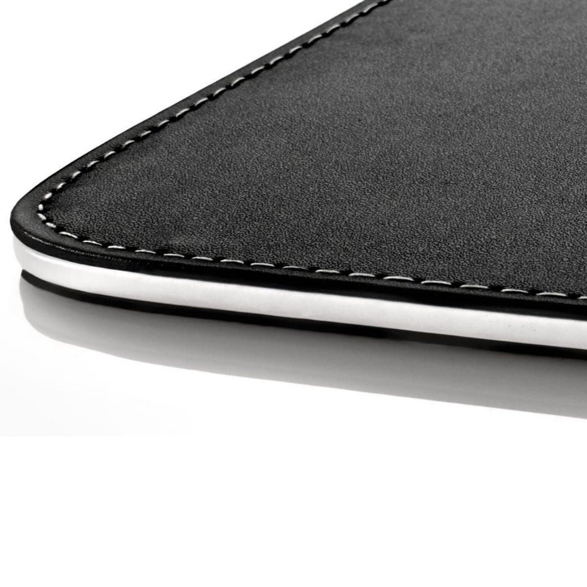 Sigel EYESTYLE Desk Pad, 60 x 45 cm, Black with White padding and stitching