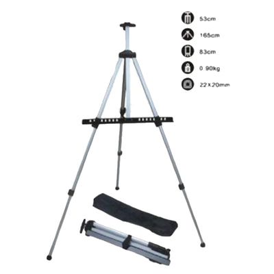 Telescopic Tripod Easel Stand 53 x 83 x 165 cm