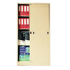 Rexel Filing Cupboard, 185x90.1x44.5 cm, Sliding Door, Beige