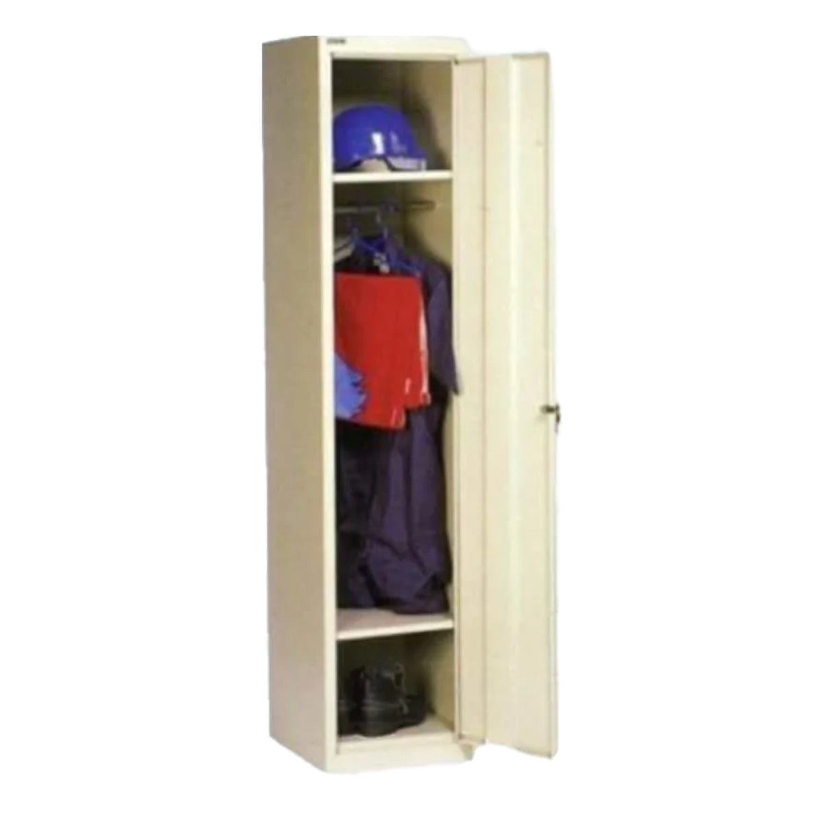 Rexel Locker, 180x37.5x46 cm, Single Door, Off-White