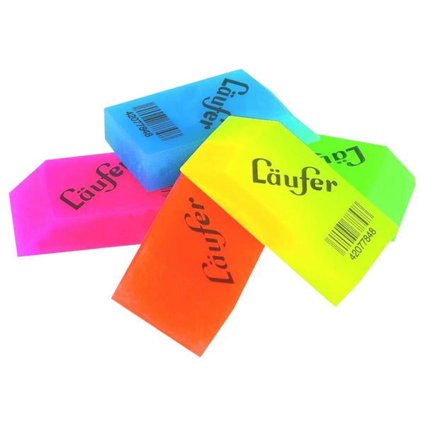 Laufer Translucent Eraser, Multi-purpose, 48x24x11mm, Assorted Colors ...