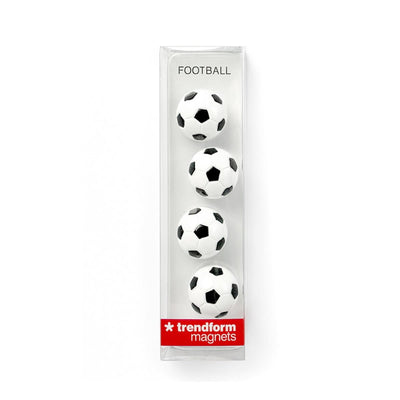 Trendform Magnets FOOTBALL, 4/pack, White/Black
