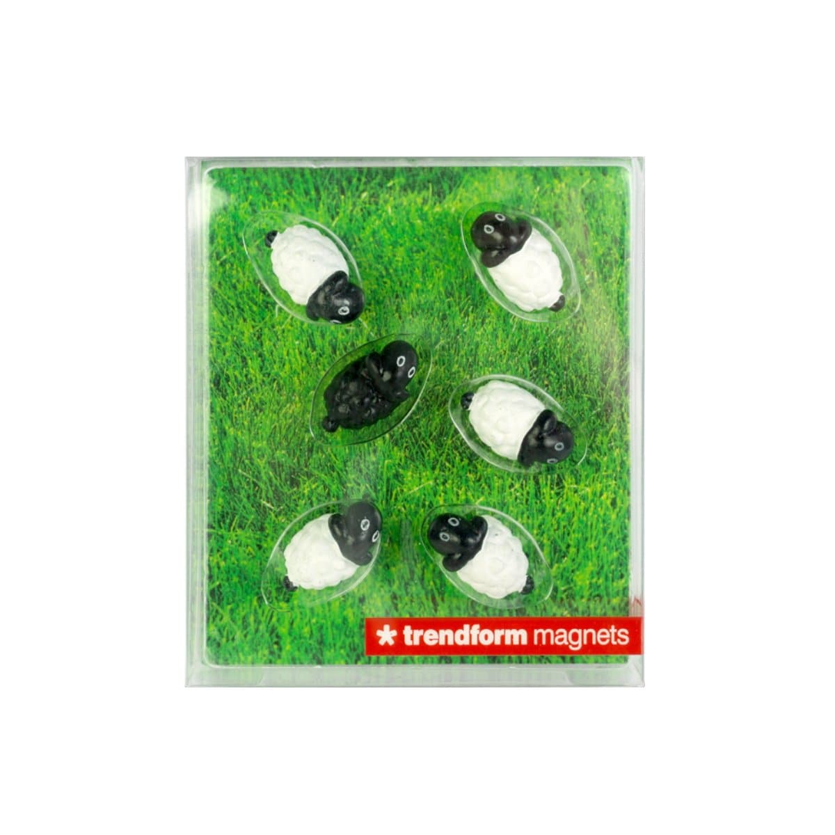 Trendform Magnets SHEEP, Set of 6, White/Black
