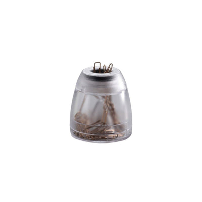 Durable Paper Clip Dispenser TREND, Transparent