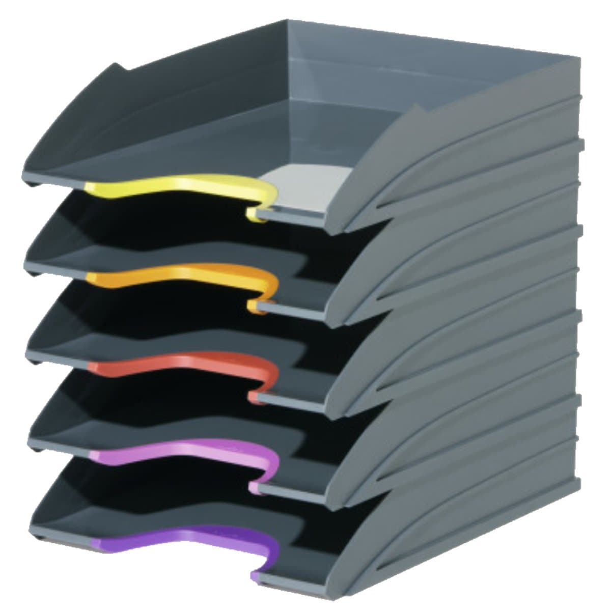 Durable Varicolor 5 - Letter Tray Set with 5 Colourful Trays