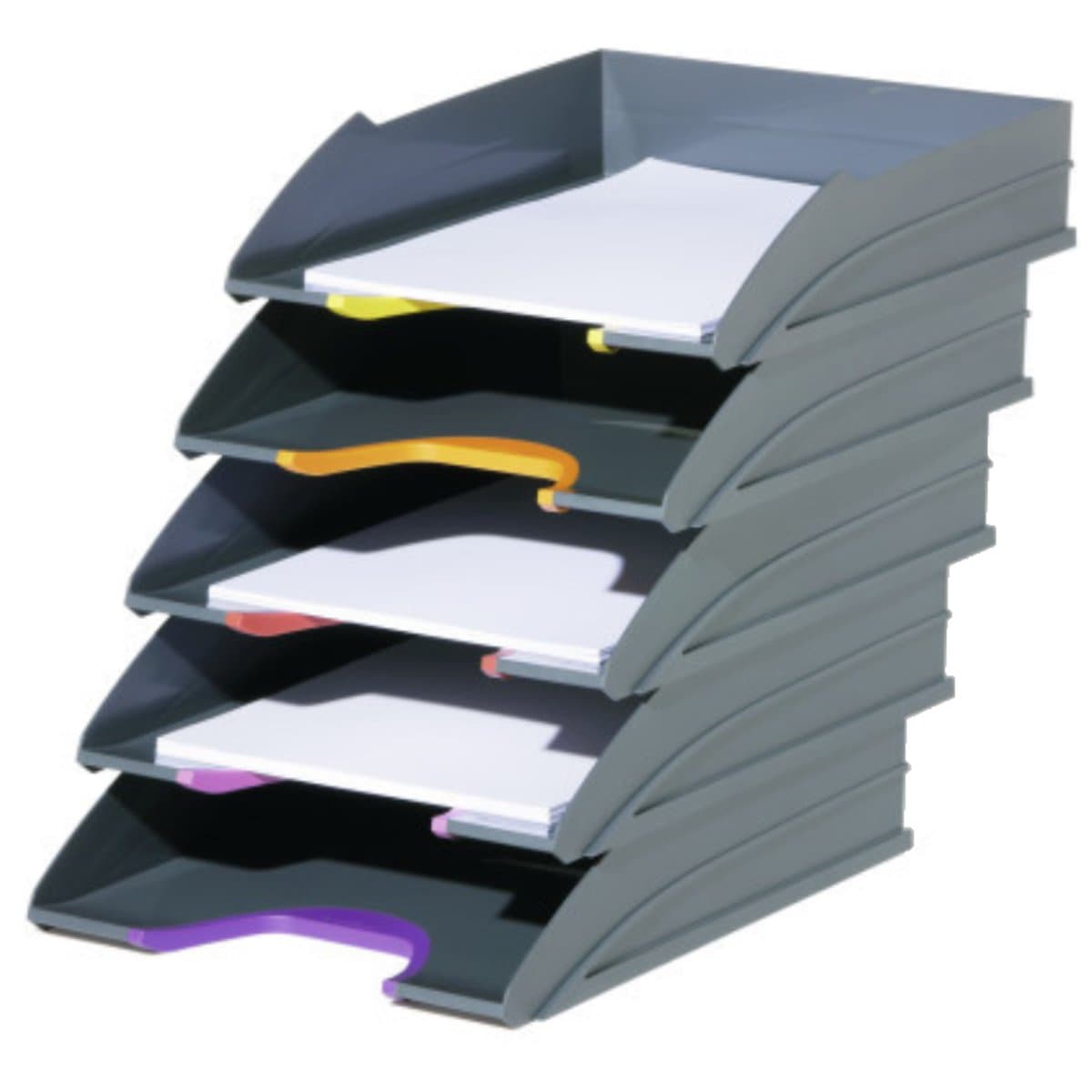 Durable Varicolor 5 - Letter Tray Set with 5 Colourful Trays