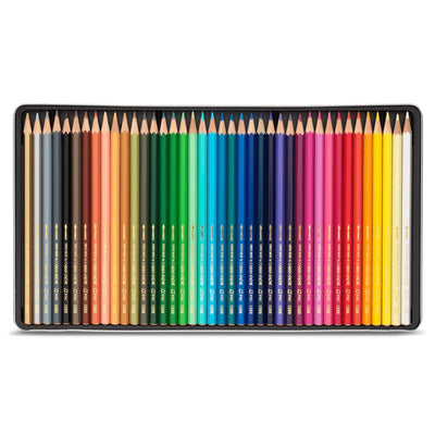 CARAN d'ACHE FANCOLOR Color Pencil, 40/metal case