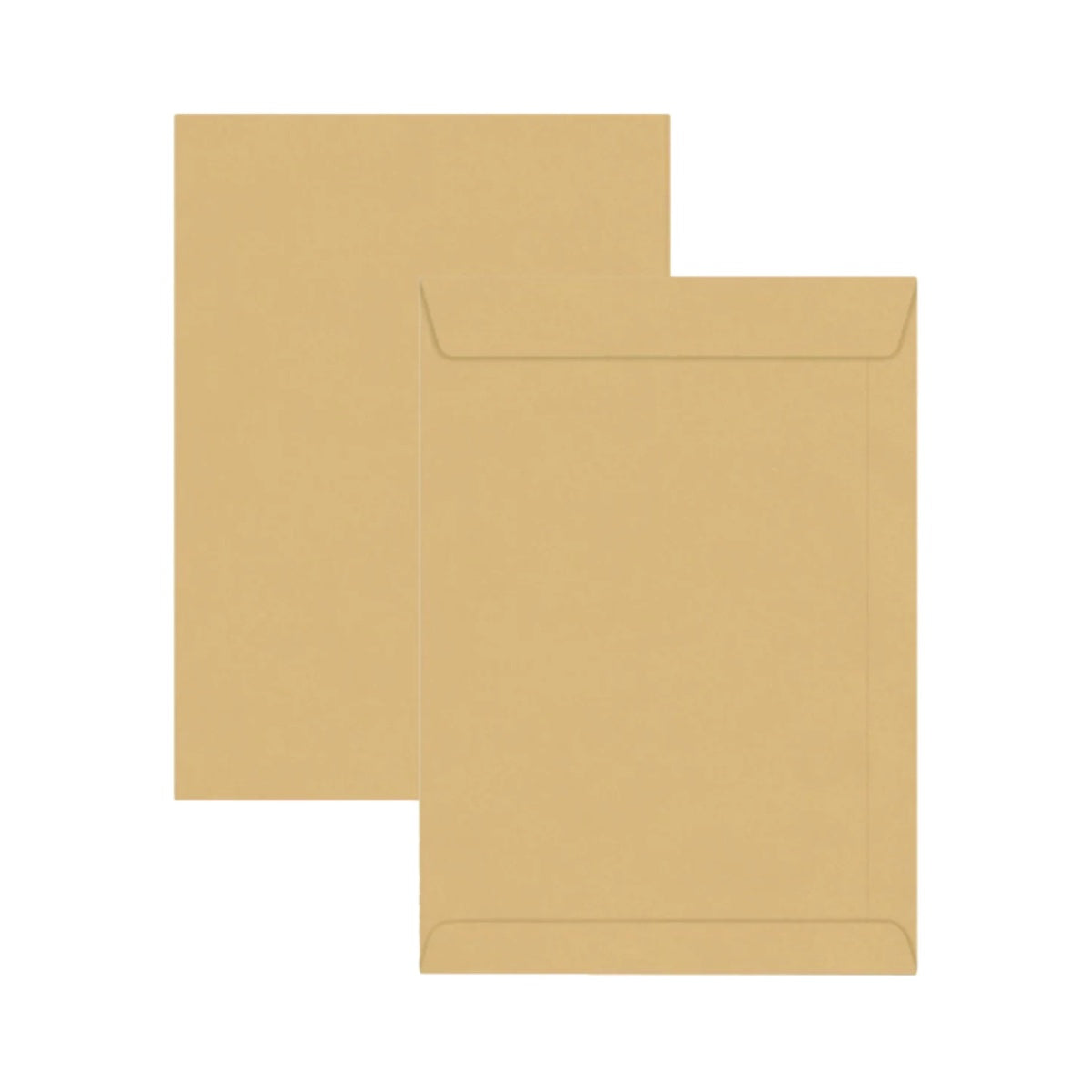 Hispapel Envelope 254 x 177 mm, 10 x 7 inches, B5, 90gsm, 25/pack, Brown