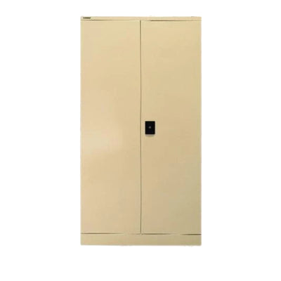 Hadid Steel Cupboard, 4 Shelves, Beige