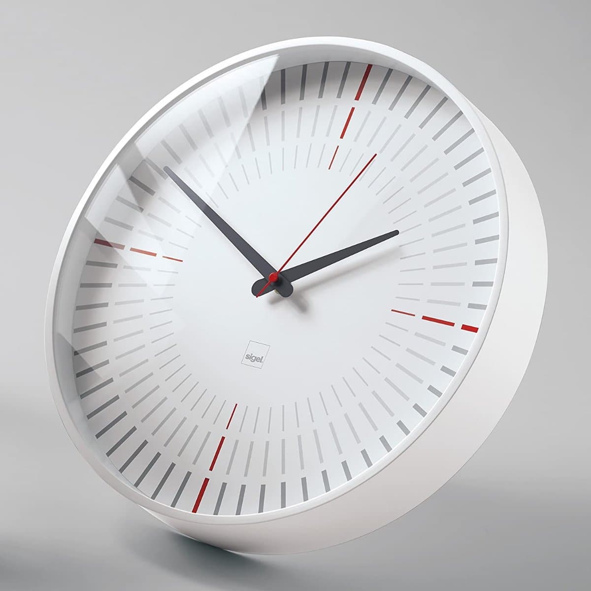 Sigel ARTETEMPUS Wall Clock CANA, Radio Controlled, 36 cm, White